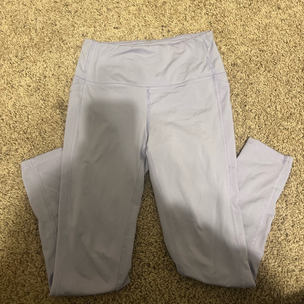 Lavender High-Waisted Leggings Light Purple DSG Athletic Leggings